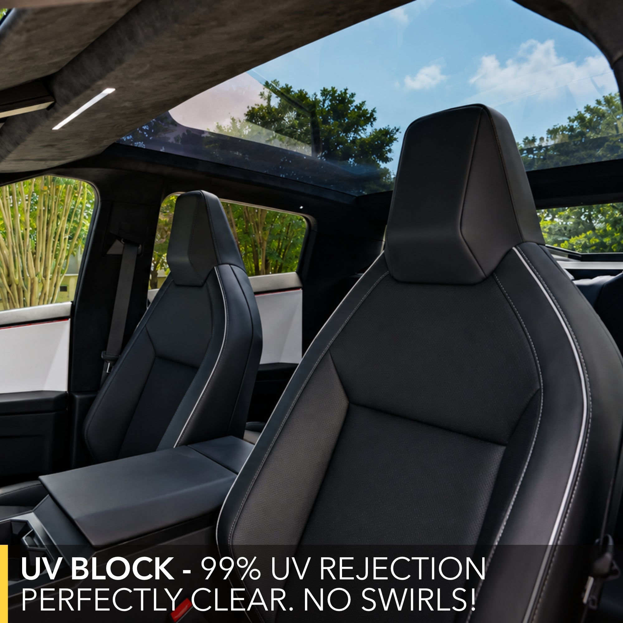 Sunroof Protection Film | Tesla Cybertruck - Rock Chips, UV & IR Defense