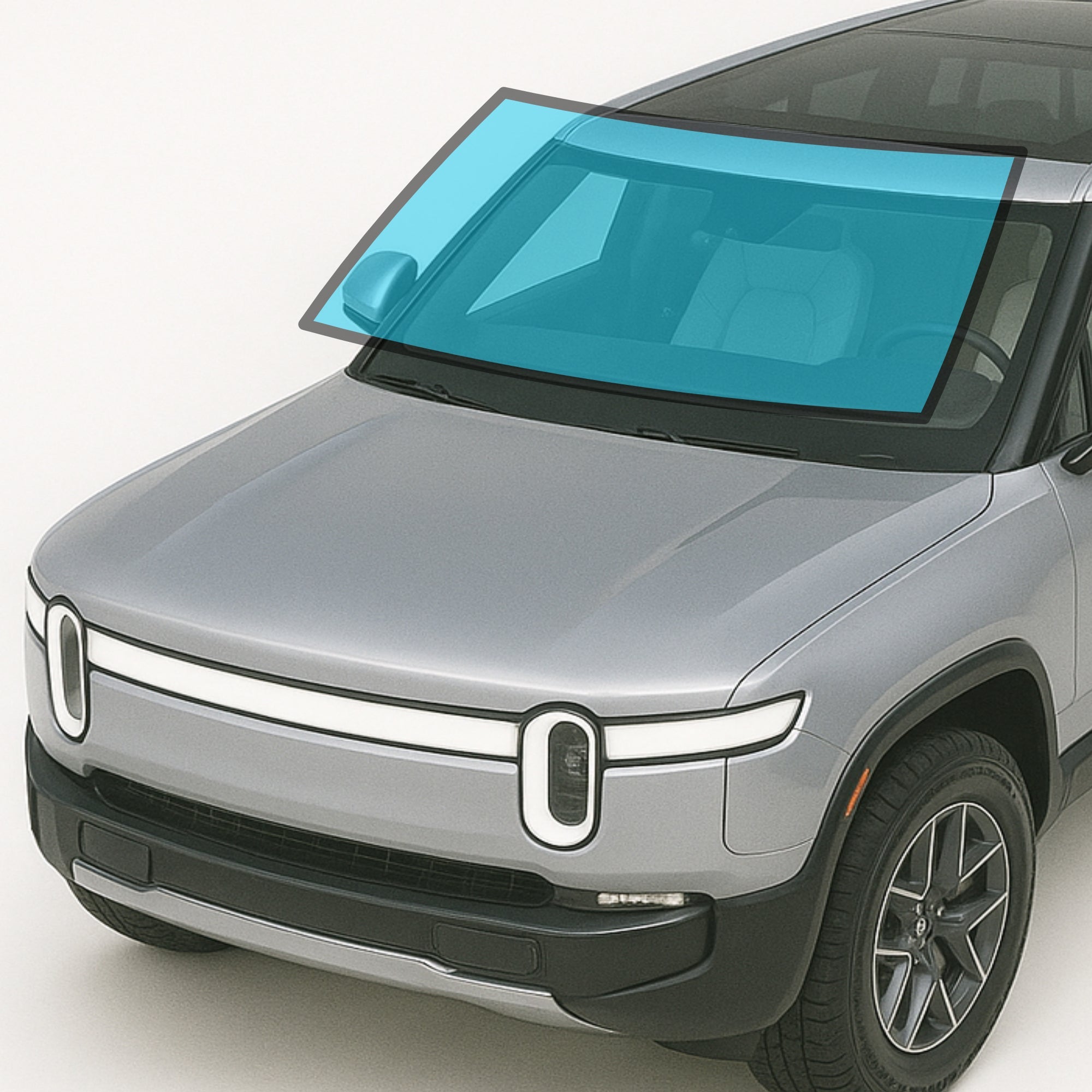 Windshield Sunroof Protection Film Rock Chips UV IR Defense for Rivian R1S R1T UV + IR Impact Block T-WRAPS