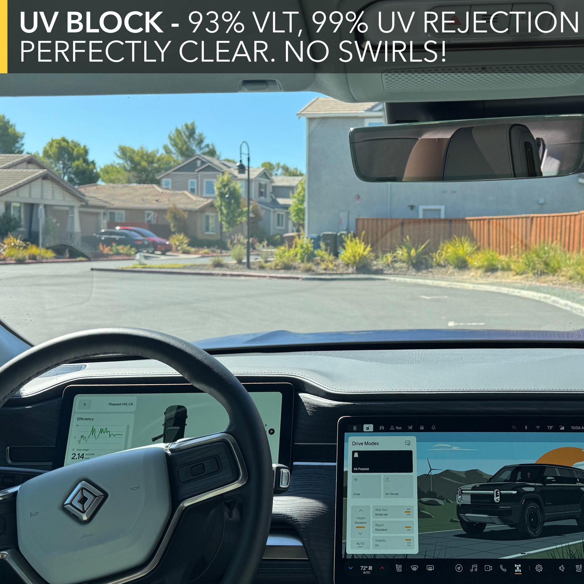r1s, rivian rock chips, r1t, sunroof protection film