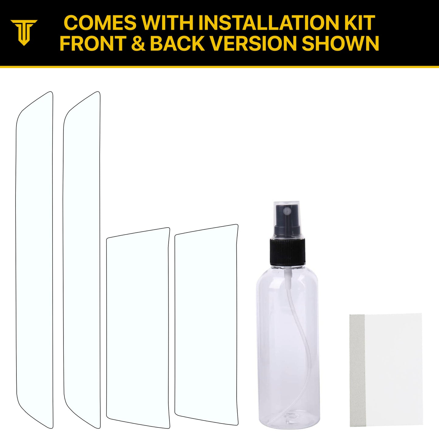 Door Sills Clear Protection Film (PPF) for Tesla Model 3