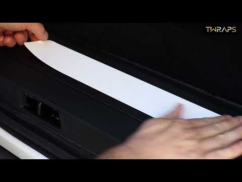 Door Sills Wrap | Tesla Model X 2021-2026 Refresh - Premium Carbon Fiber Film