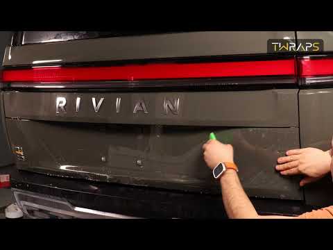Tailgate Rear Bumper PPF | Full Coverage Paint Protection Film for Rivian R1S 2022-2026