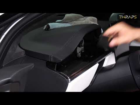 Interior PPF Kit | Paint Protection Film Wrap for All Carbon Fiber Trims Tesla Model S Plaid 2021-2026