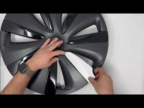 Tempest Wheels Vinyl Wrap | Carbon Fiber Film Decal for Tesla Model S 2021-2026