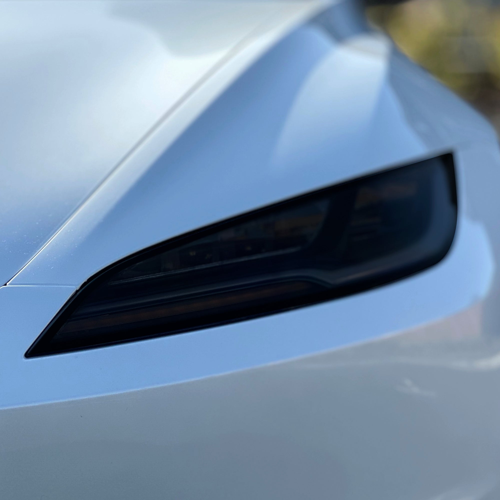 Headlights Smoke Tint PPF | Tesla Model 3 Highland - Headlamp Shield