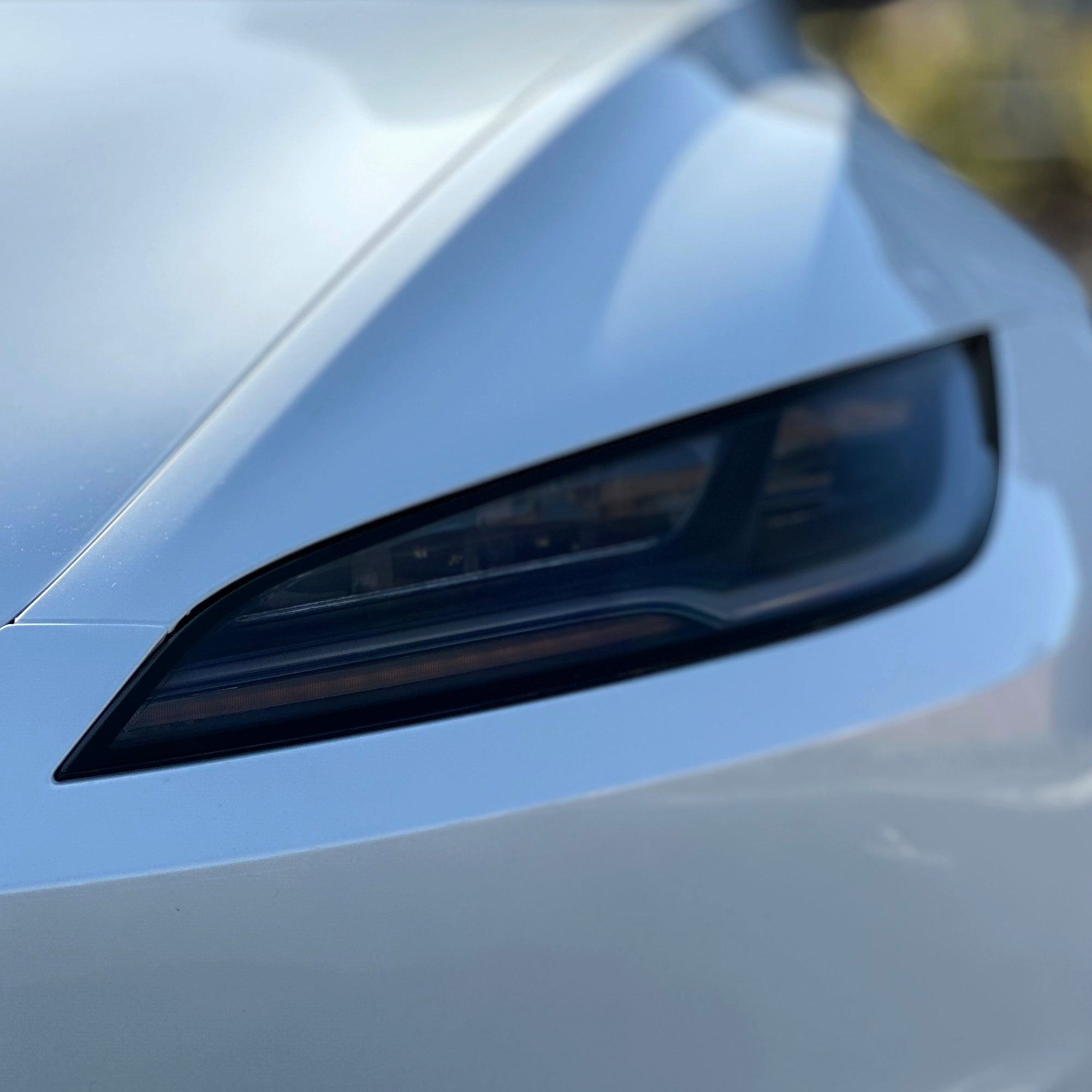 Headlights Smoke Tint PPF | Tesla Model 3 Highland - Headlamp Shield