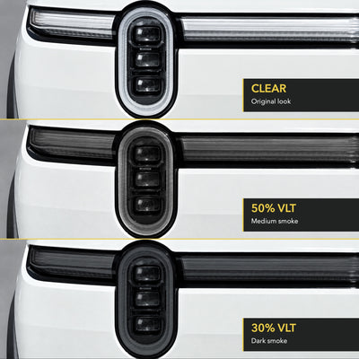 Headlights Tint & Clear PPF | Rivian R2, Precut Light Protection