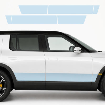 Rockers / Lower Doors PPF | Rivian R2, Clear Paint Protection Film