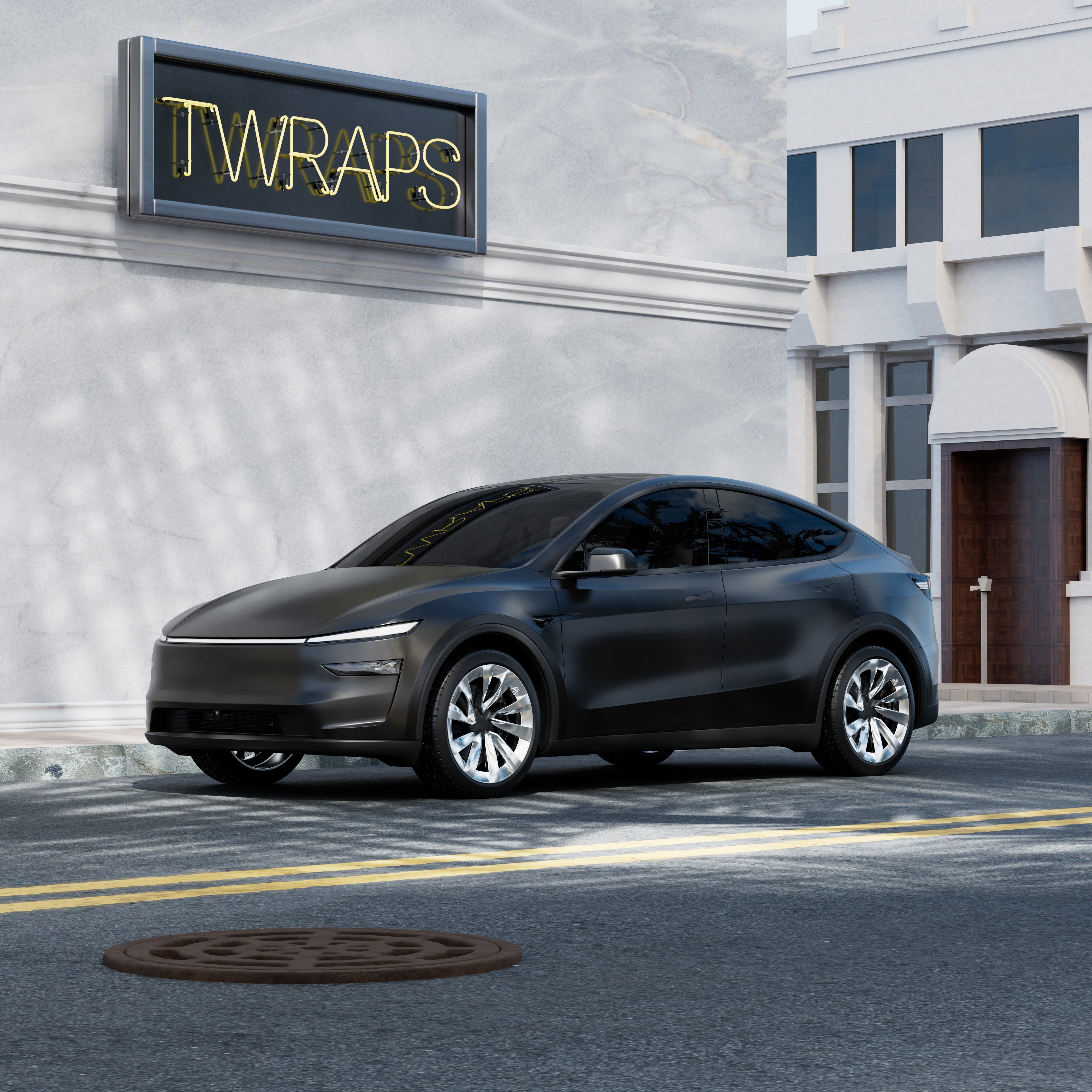 Clear/Stealth PPF Wrap | Paint Protection Film for Tesla Model Y