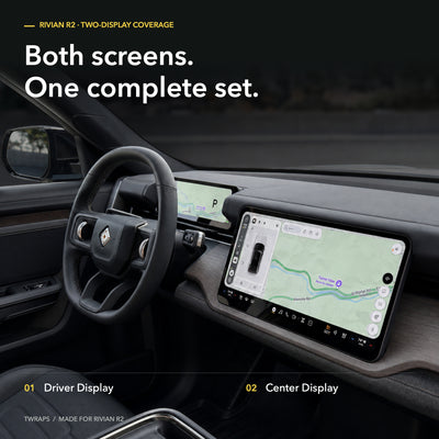 Screen Protectors | Rivian R2, 9H PET, Clear or Matte