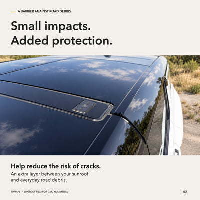 Sunroof Protection Film for GMC Hummer EV