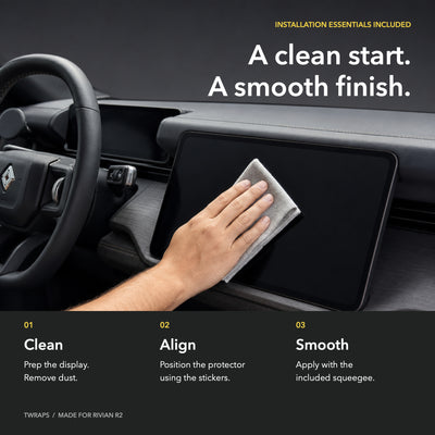 Screen Protectors | Rivian R2, 9H PET, Clear or Matte