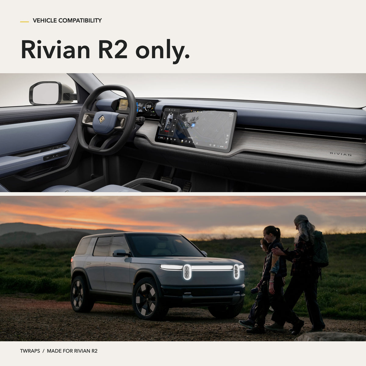 Armrest Organizer | Rivian R2, Center Console Storage