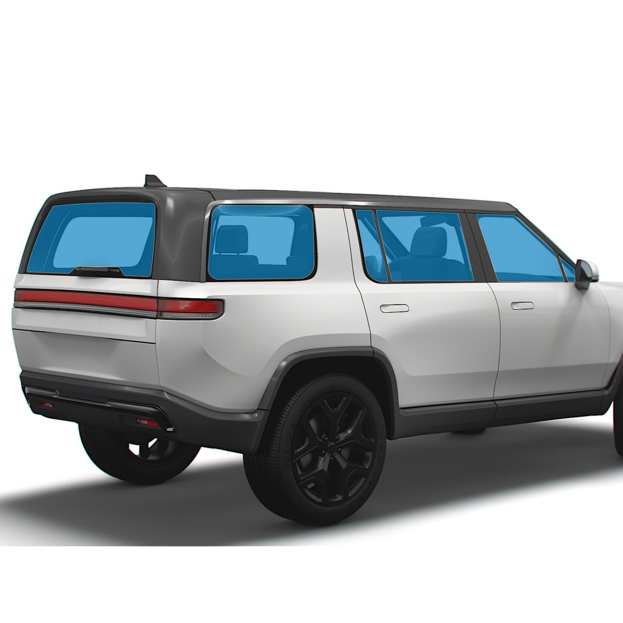 rivian r1s windows tint nano ceramic perfect installation