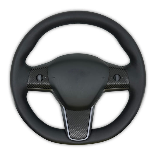 Steering Wheel Vinyl Cover for Tesla Model 3 / Model Y