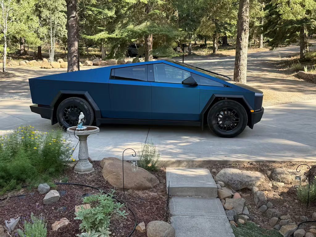 Matte Magic Flame Dark Blue Color PPF
