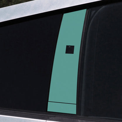 B & C Pillars & Door Buttons PPF for Tesla Cybertruck - Clear Paint Protection Film