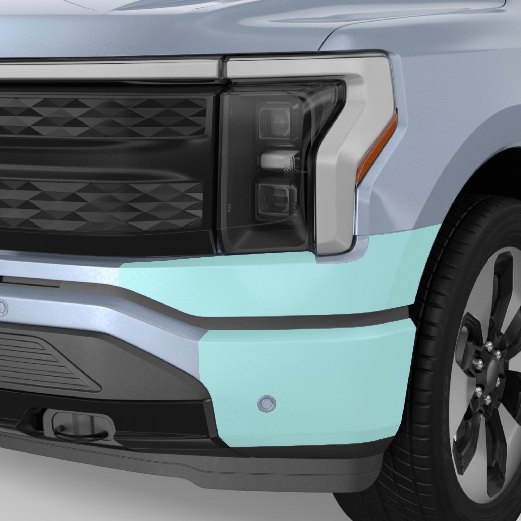 Front Bumper Sides PPF | Paint Protection Film for Ford F-150 Lightning