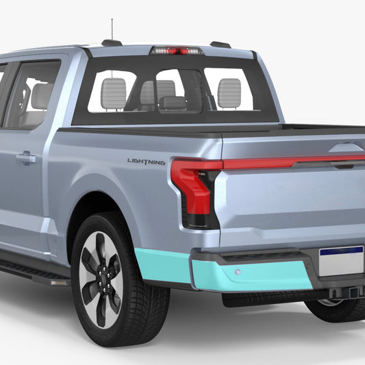 Rear Bumper Clear Protection Film (PPF) for Ford F-150 Lightning