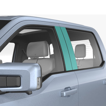 B Pillars Clear Protection Film (PPF) for Ford F-150 Lightning
