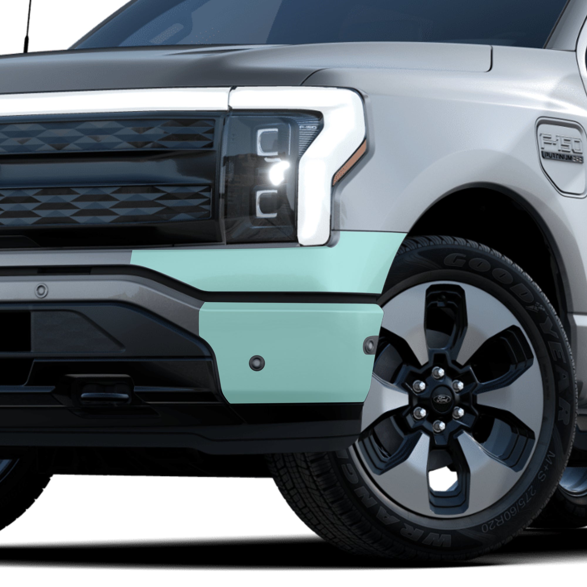 Front Bumper Sides PPF | Paint Protection Film for Ford F-150 Lightning