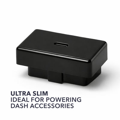 OBD to USB-C Adapter | Slim Car Power Charger from OBD Port