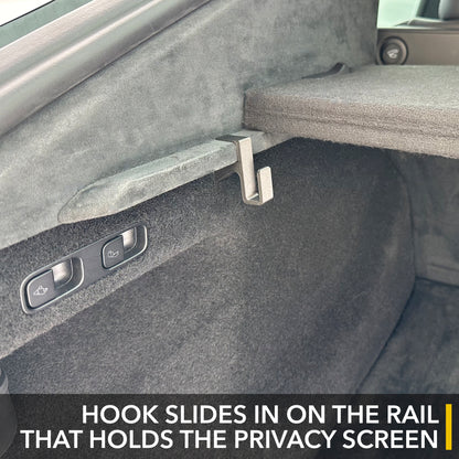 Trunk Hooks for Tesla Model S 2021-2024 - Grocery Bag Hanger / Holder