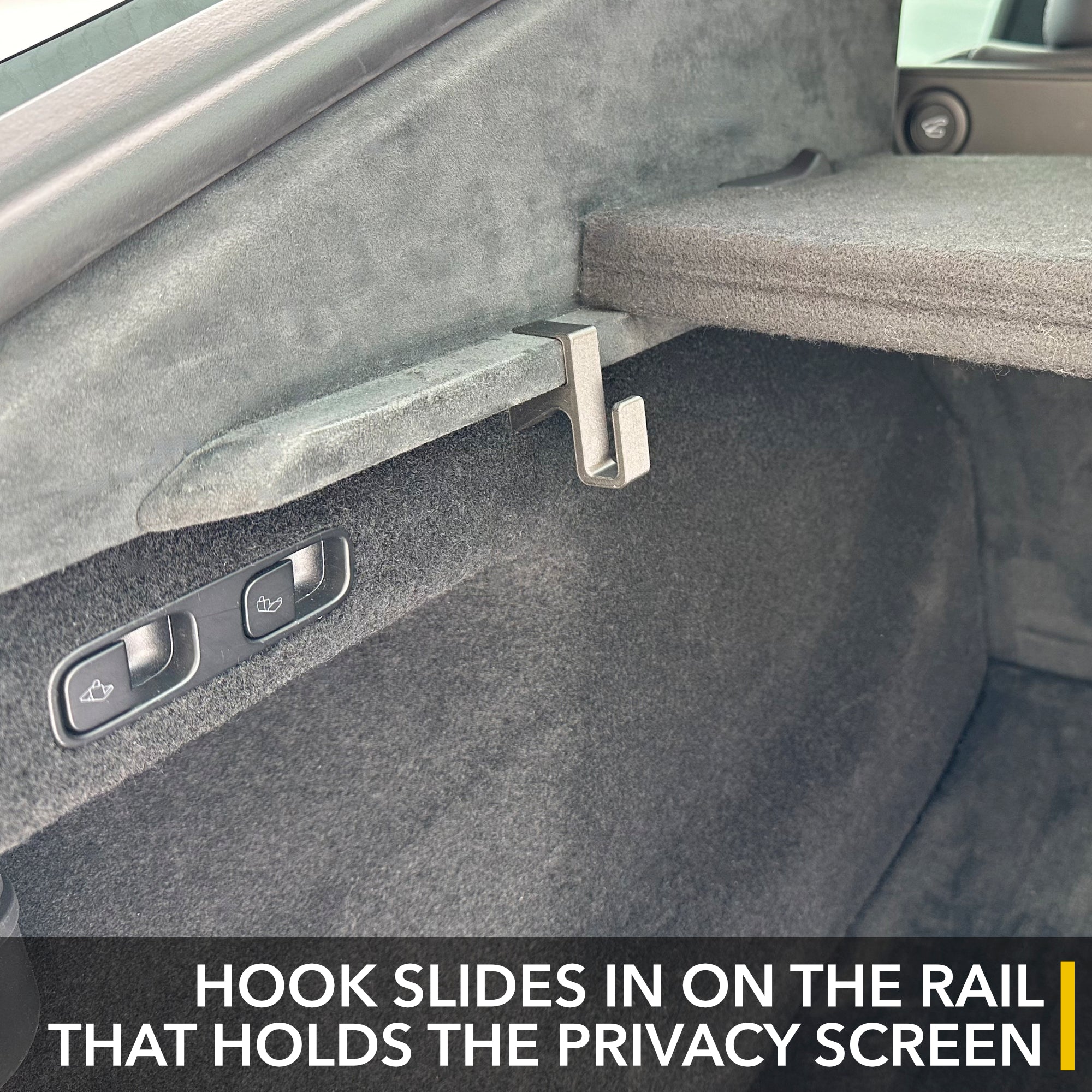 Trunk Hooks | Grocery Bag Hanger / Holder for Tesla Model S 2021-2025