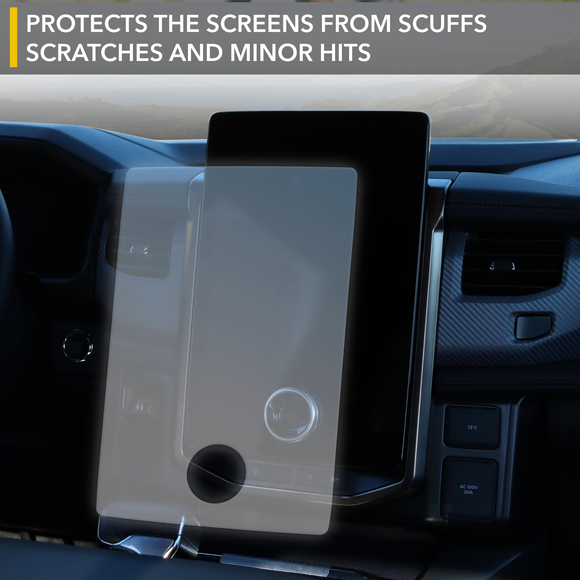 15.5" Screen Protector | Ford F-150 Lightning (Lariat & Platinum) and Mustang Mach-E