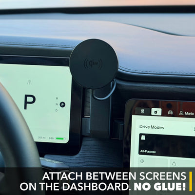Dashboard Phone Mount/Charger | MagSafe Compatible iPhone Holder for Rivian R1T & R1S 2021-2026