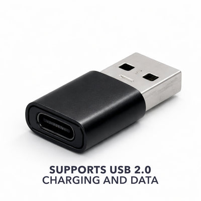 USB-C to USB-A Adapter 2-Pack | Charging & Data USB 2.0