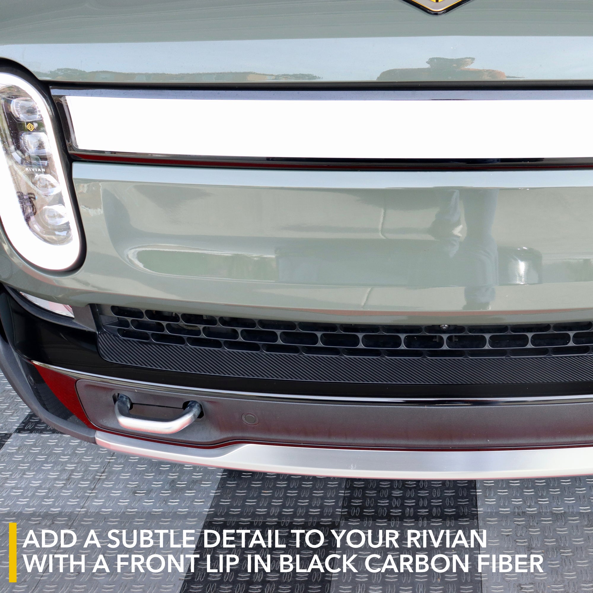 Front Lip Vinyl Wrap | Air Dam Cover for Rivian R1T & R1S 2021-2025