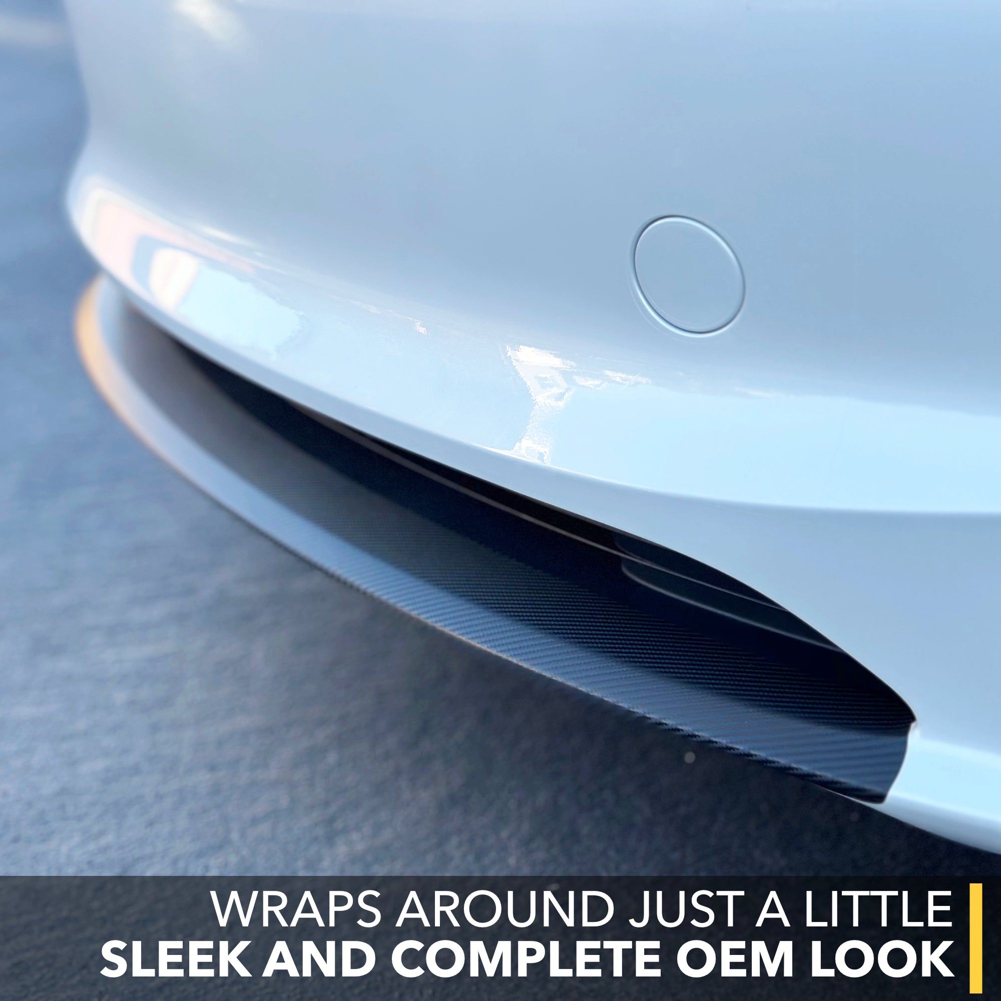 Front Lip Vinyl Wrap | Tesla Model 3 Highland