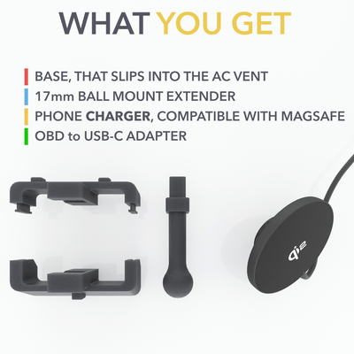 tesla model phone mount magnetic proudly made