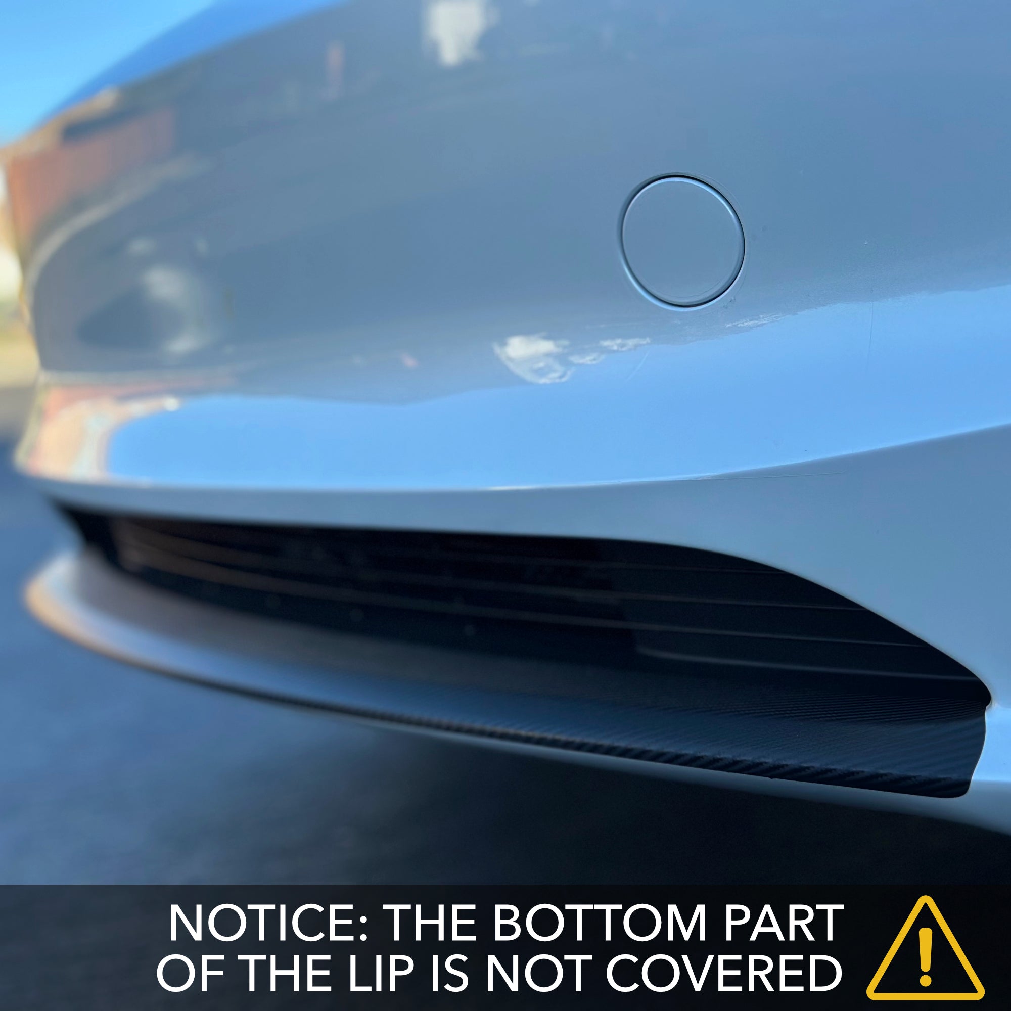 Front Lip Vinyl Wrap | Tesla Model 3 Highland