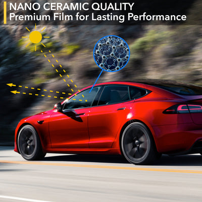 Nano Ceramic Windows Tint | Tesla Model S Refresh 2021-2026