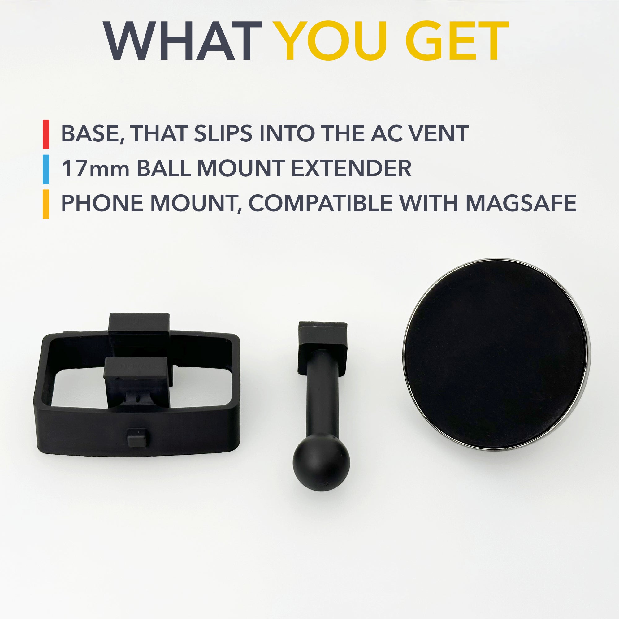 Dashboard Phone Mount | Magnetic or Clamp for Tesla Model S & Model X Refresh