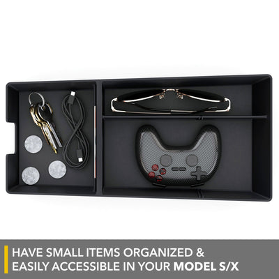 center console lower organizer