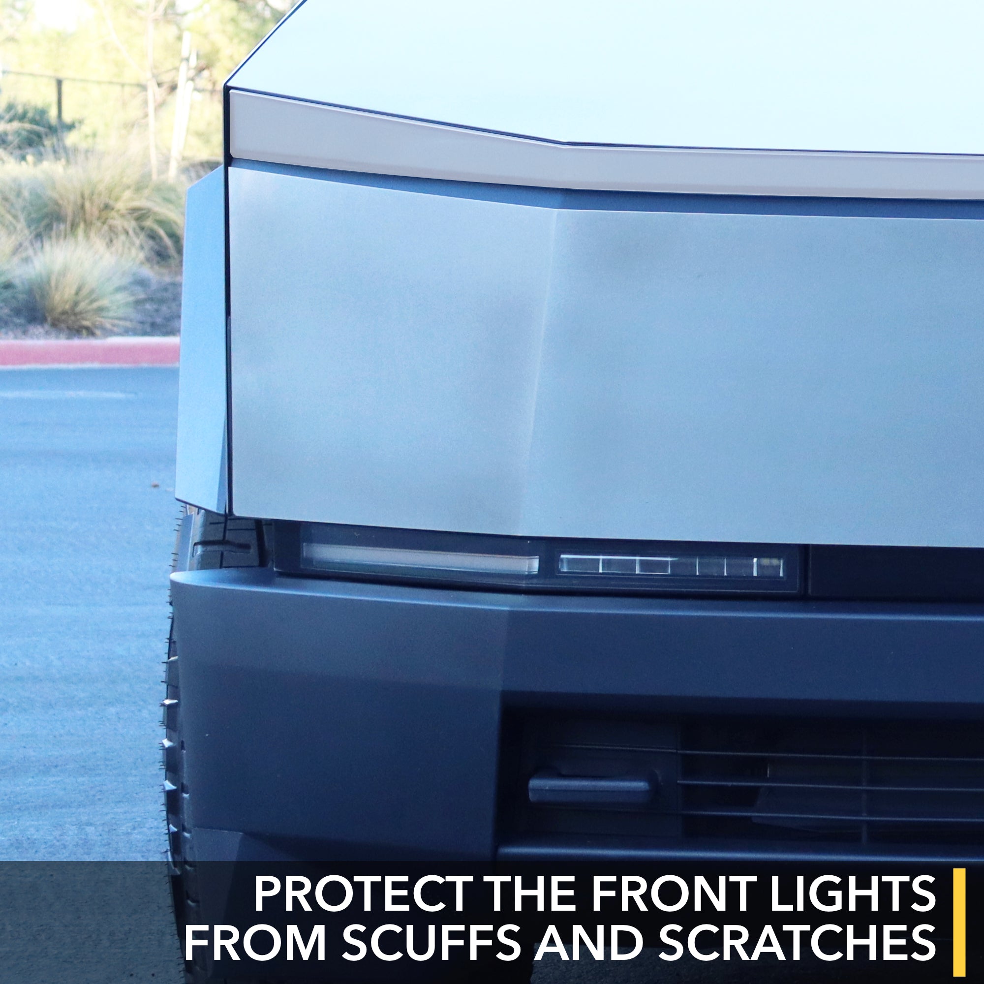 Headlights Clear PPF Shield | Tesla Cybertruck, Headlamp Cover