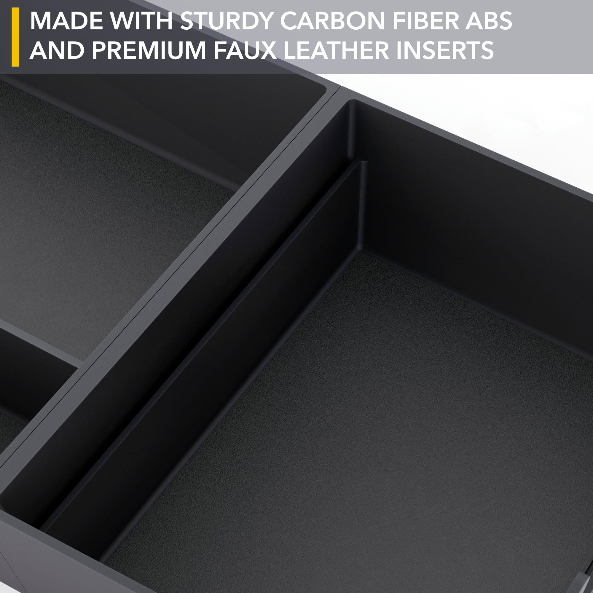 center console lower organizer