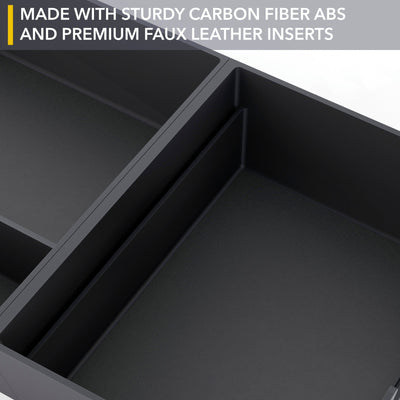 center console lower organizer