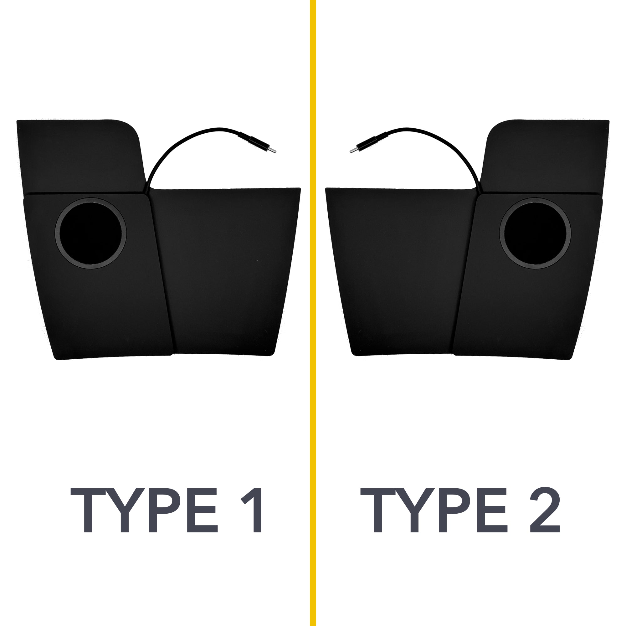 Two Bronco Sport Phone Chargers - side by side for clarity and easy choice