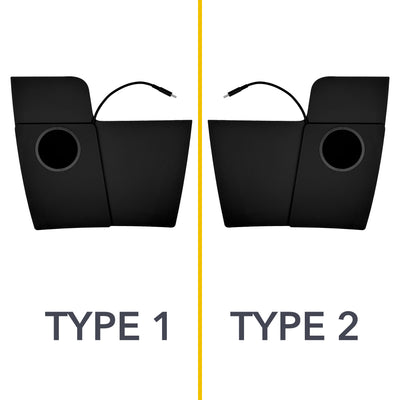 Two Bronco Sport Phone Chargers - side by side for clarity and easy choice