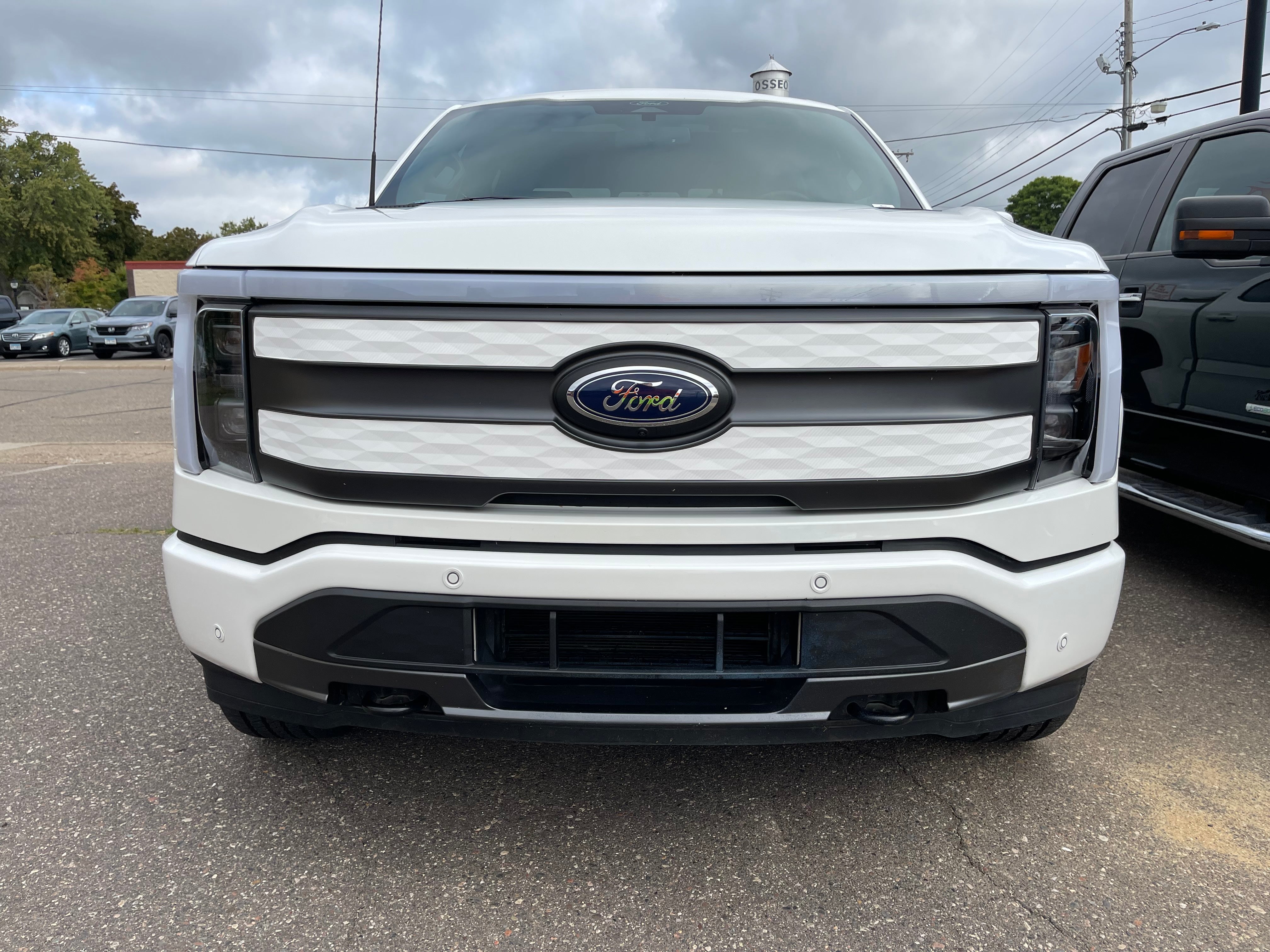 Carbon Fiber Grille Strips | Vinyl Overlay for Ford F-150 Lightning