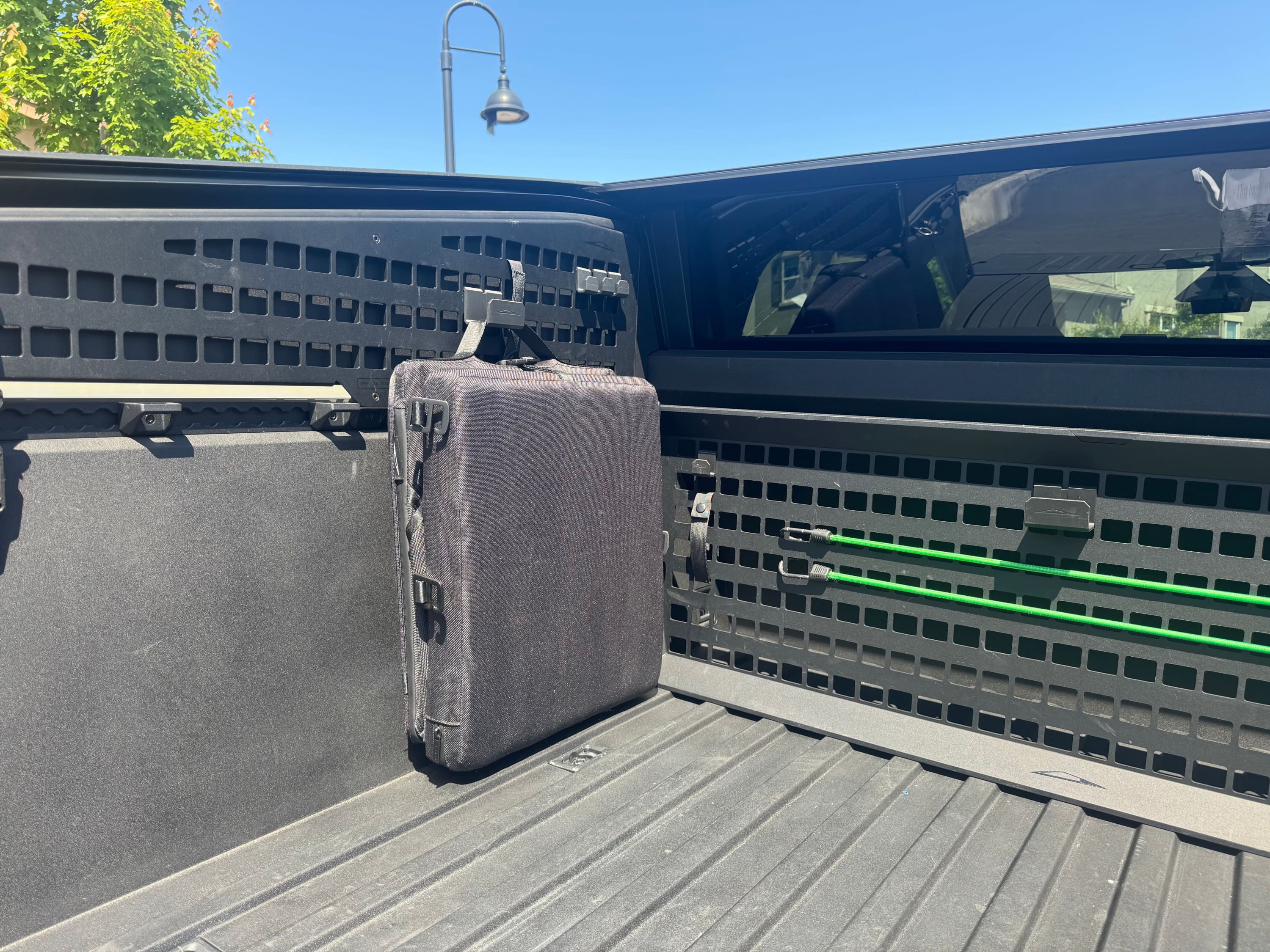 vault cargo divider molle panels tesla’s