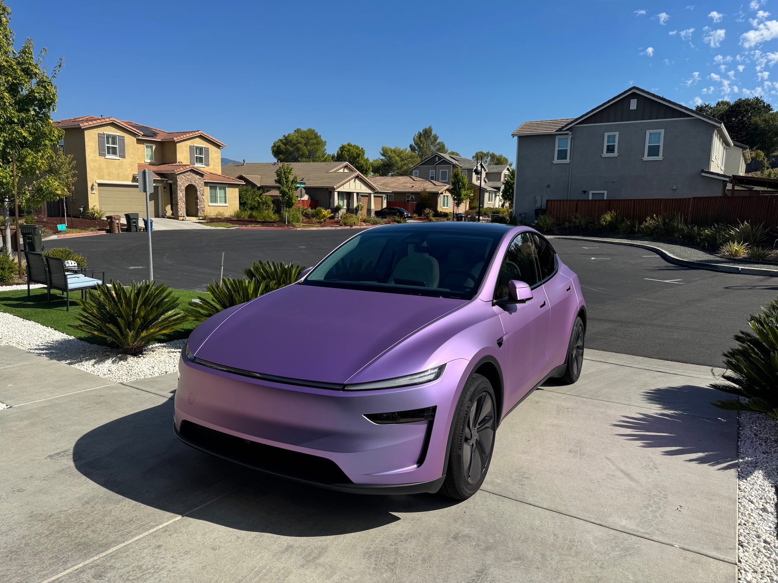 Matte Purple Mist Silver Color PPF