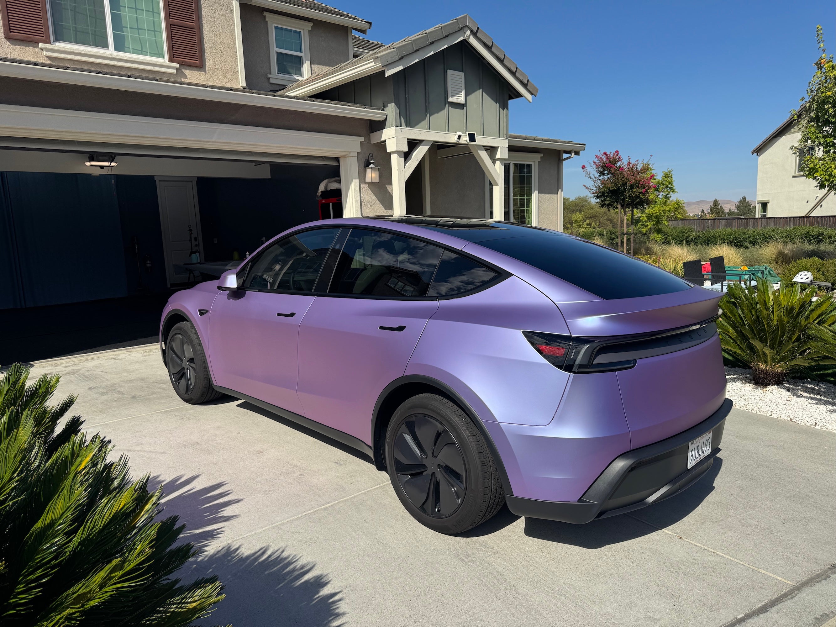 Matte Purple Mist Silver Color PPF