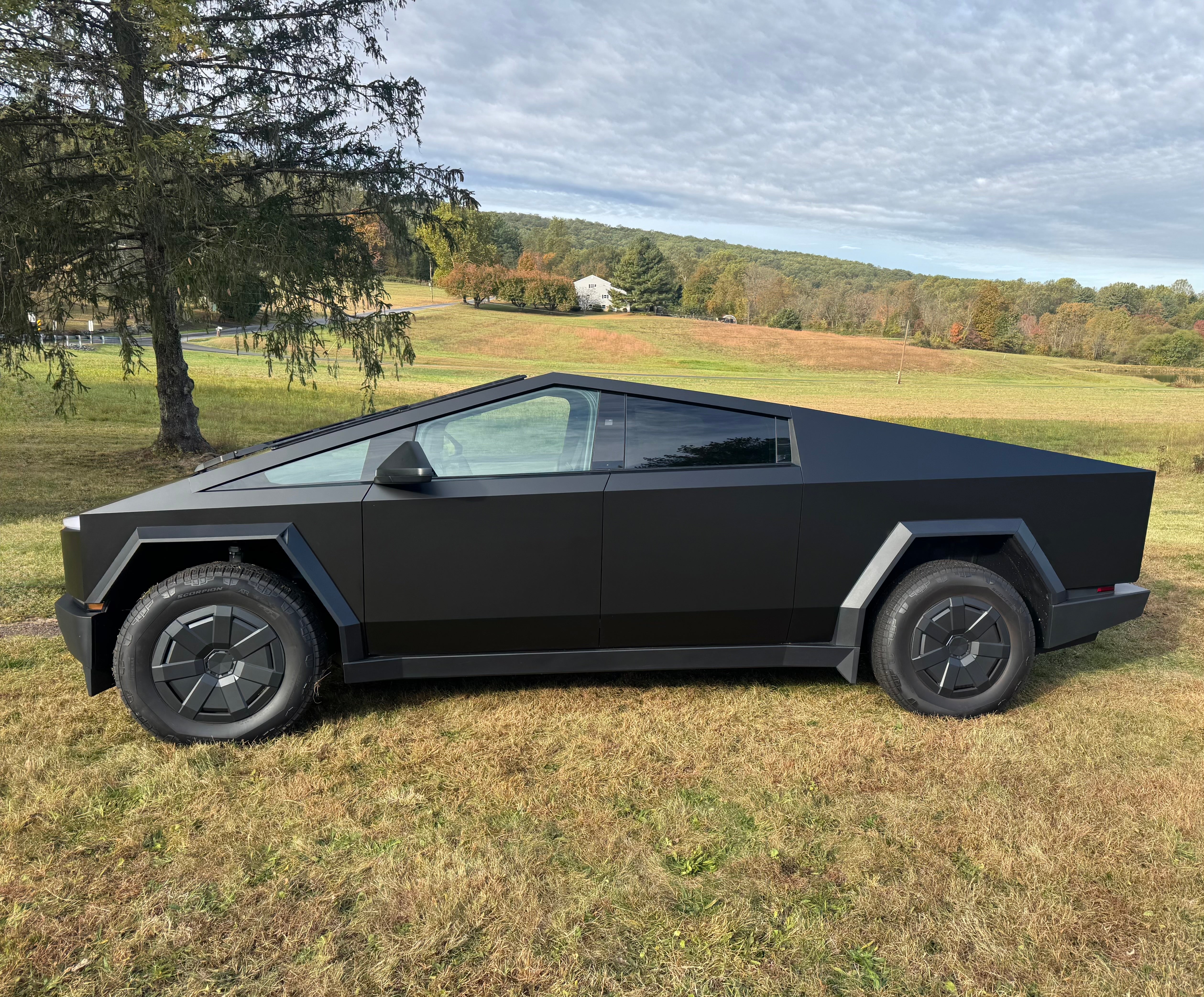 Matte Black Cybertruck Wrap - Premium Color Infused PPF