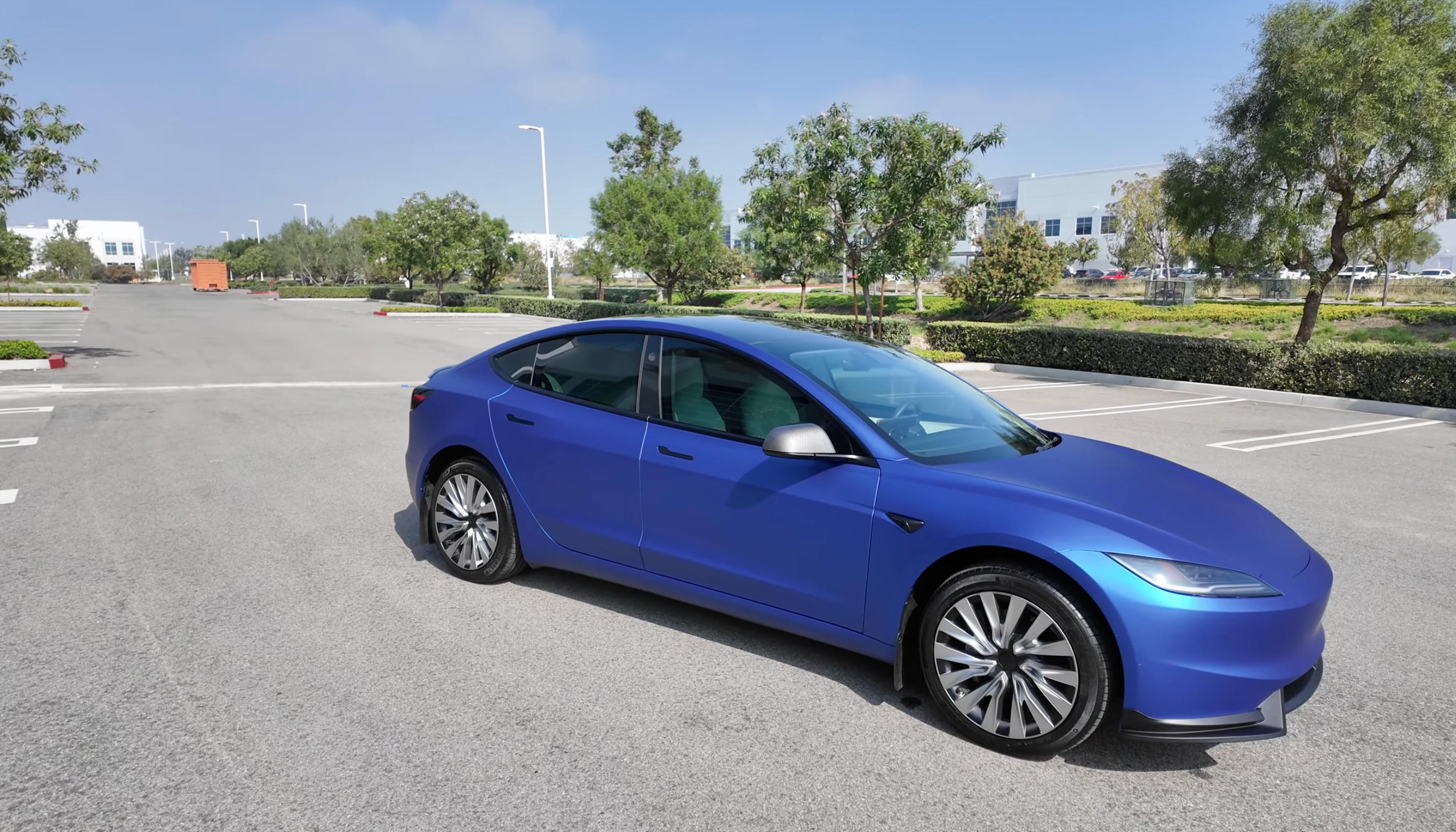 Satin Liquid Metallic Blue Color PPF