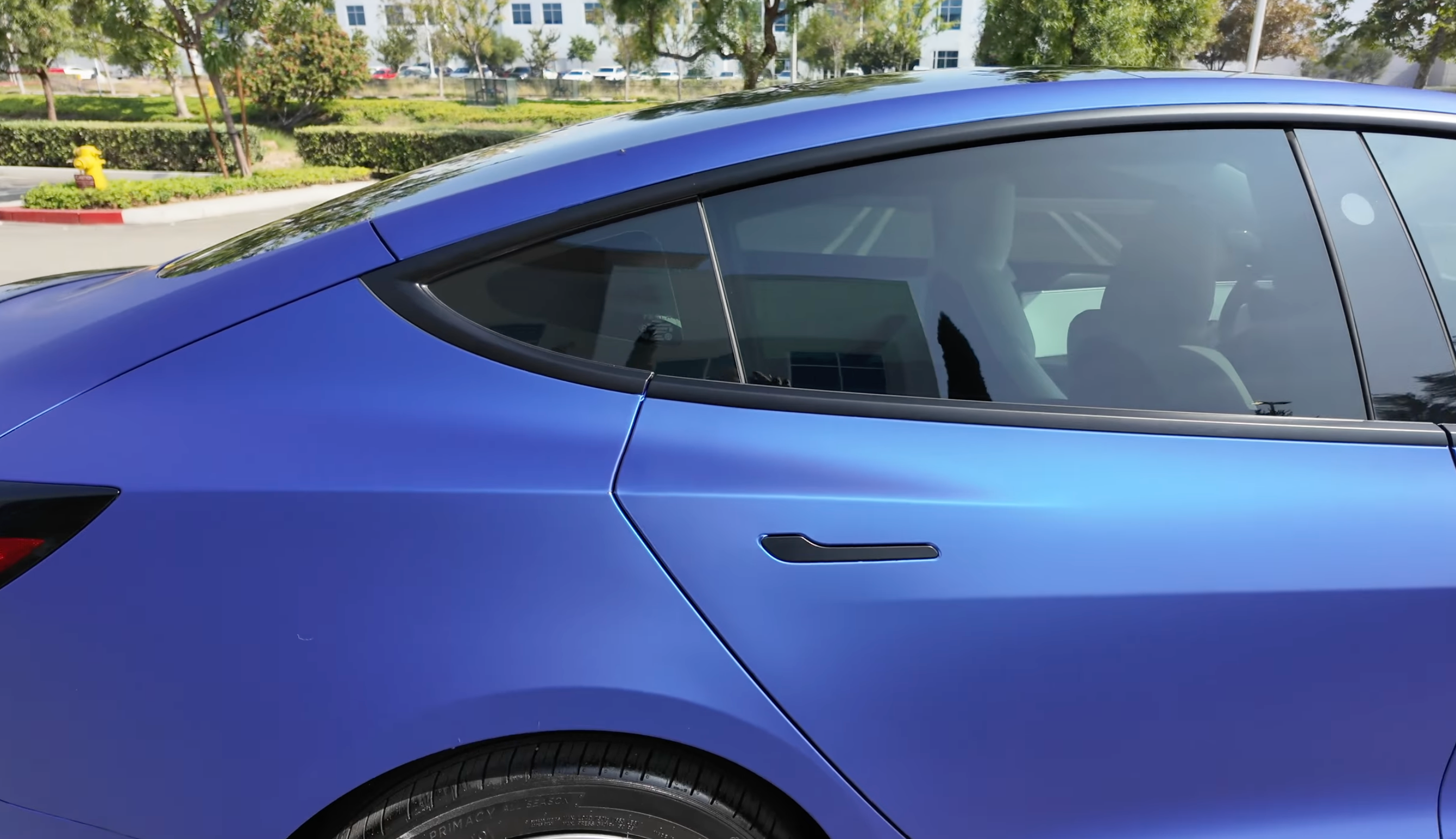 Satin Liquid Metallic Blue Color PPF